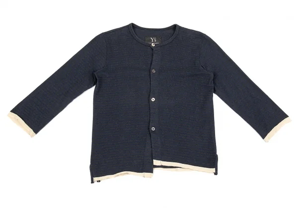 Y's Striped Cotton Cardigan K-74439_002