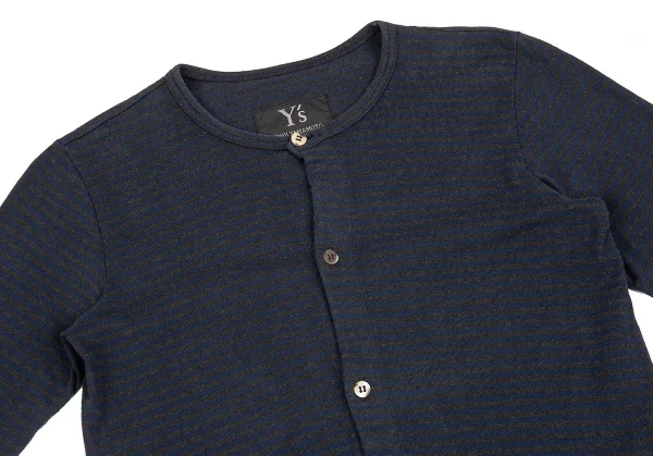 Y's Striped Cotton Cardigan K-74439_003