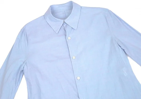 ワイズY's コットン七分袖シャツ ブルー3 K-74440_003
