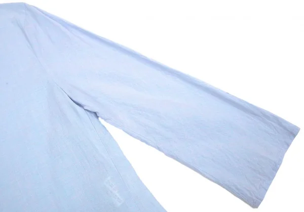 ワイズY's コットン七分袖シャツ ブルー3 K-74440_006