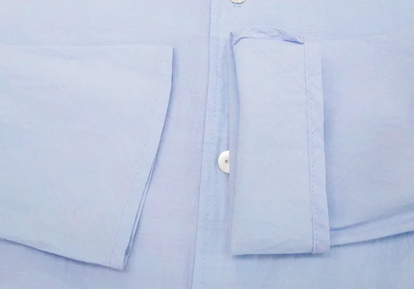 ワイズY's コットン七分袖シャツ ブルー3 K-74440_007