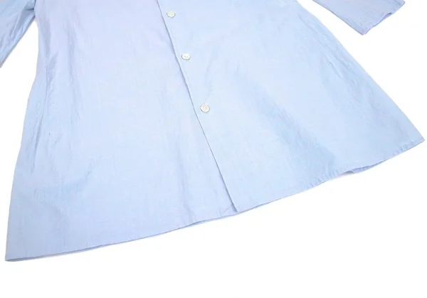 ワイズY's コットン七分袖シャツ ブルー3 K-74440_008
