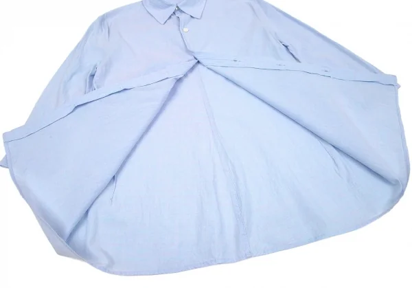 ワイズY's コットン七分袖シャツ ブルー3 K-74440_009