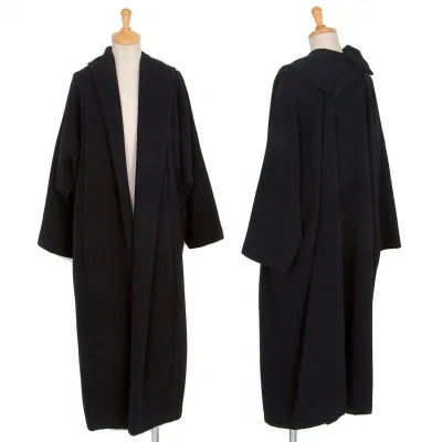 ヨウジヤマモト ファムYohji Yamamoto FEMME フラノウールキモノコート
