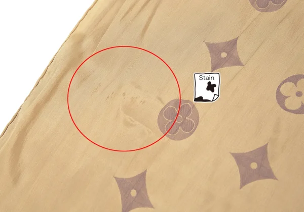 Louis Vuitton Acetate Silk Monogram Stole K-74516_003