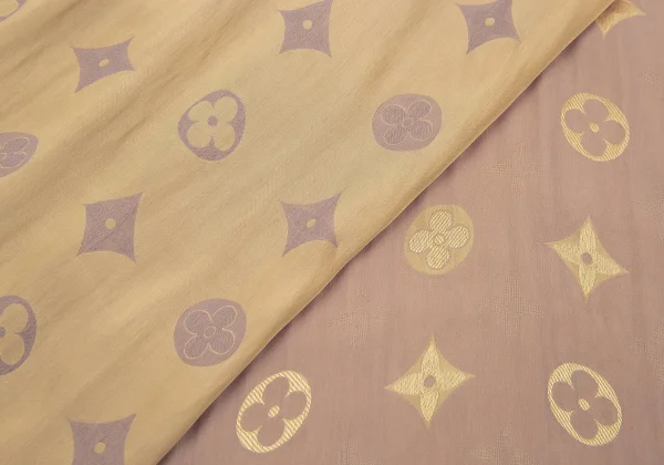Louis Vuitton Acetate Silk Monogram Stole K-74516_009