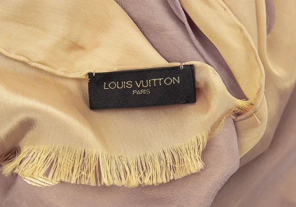Louis Vuitton Acetate Silk Monogram Stole K-74516_012
