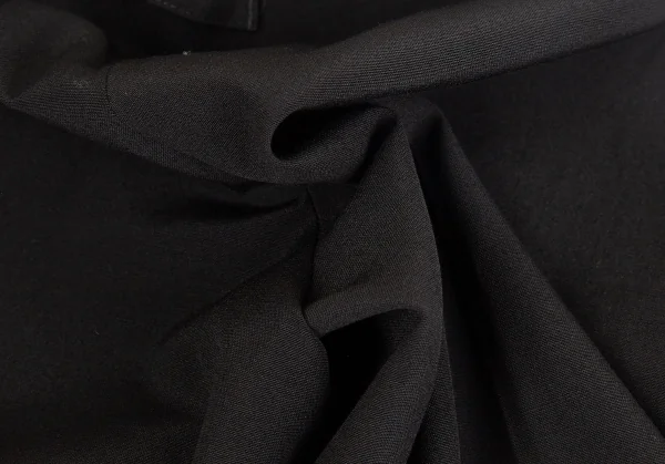 ジャンポールゴルチエ ファムJean Paul GAULTIER FEMME ウールダブルワイドパンツ 黒42 K-74579_011