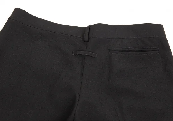ジャンポールゴルチエ ファムJean Paul GAULTIER FEMME ウールダブルワイドパンツ 黒42 K-74579_009