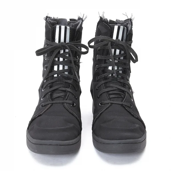 ヨウジヤマモト×アディダスYohji Yamamoto×adidas YY CAMPUS BOXING AQ5628 ハイカットスニーカー 黒24 K-74695_003