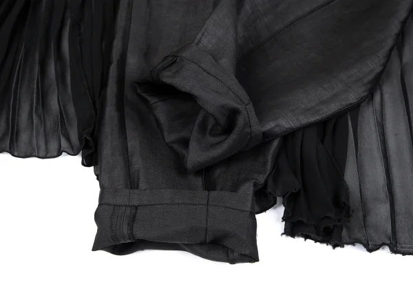 Y's PINK Chiffon Pleats Removable Skirt Pants K-74737_008