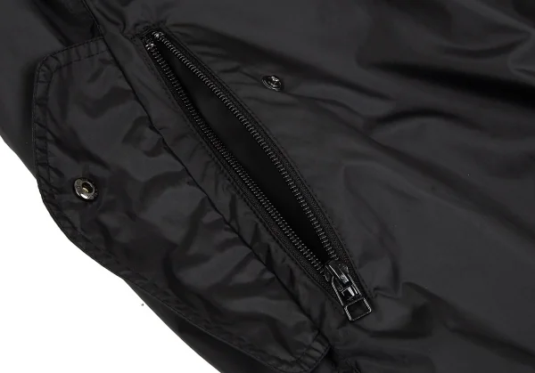 イッセイミヤケ ホワイトレーベルISSEY MIYAKE WHITE LABEL 裏メッシュパッカリングポリジップコート 黒2 K-74750_010