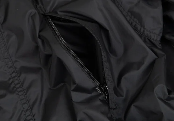 イッセイミヤケ ホワイトレーベルISSEY MIYAKE WHITE LABEL 裏メッシュパッカリングポリジップコート 黒2 K-74750_005