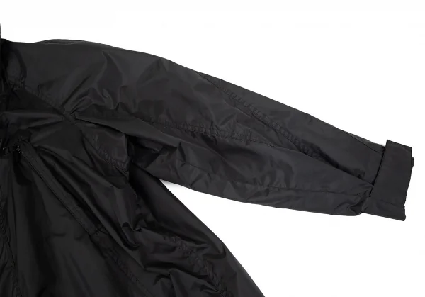 イッセイミヤケ ホワイトレーベルISSEY MIYAKE WHITE LABEL 裏メッシュパッカリングポリジップコート 黒2 K-74750_006