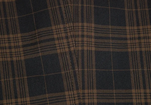 ヨウジヤマモト ダーバンYohji Yamamoto DURBAN A.A.R コットンナイロンチェック3Bテーラードジャケット 黒茶L K-74894_014