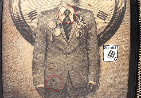 Jean-Paul GAULTIER Printed Mesh Switched Tote Bag K-74904_005