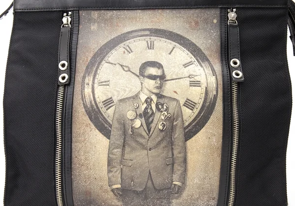 Jean-Paul GAULTIER Printed Mesh Switched Tote Bag K-74904_008