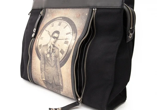 Jean-Paul GAULTIER Printed Mesh Switched Tote Bag K-74904_009