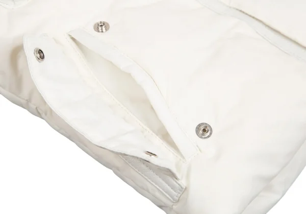 d.k.f Leather Piping Down Vest K-74949_010