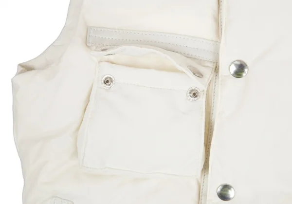 d.k.f Leather Piping Down Vest K-74949_008