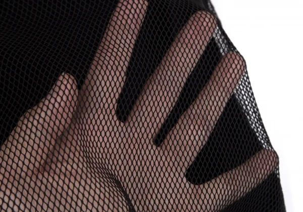 ジャンポールゴルチエジーンズJPG JEAN'S バックメッシュ切替ラグランカットソー 黒白40 K-74958_011