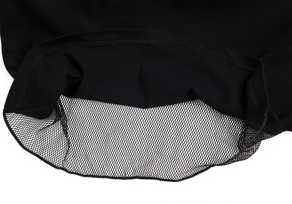 ジャンポールゴルチエジーンズJPG JEAN'S バックメッシュ切替ラグランカットソー 黒白40 K-74958_009