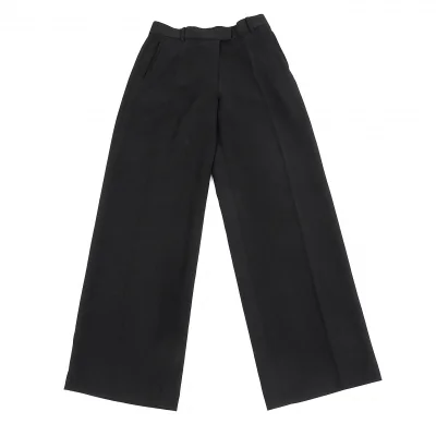 ジャンポールゴルチエ クラシックJean Paul GAULTIER CLASSIQUE トリアセテートポリワイドパンツ 黒