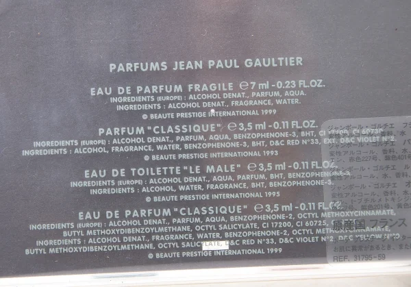 ジャンポールゴルチエJean Paul GAULTIER フレグランスミニボトルセット  K-75036_006