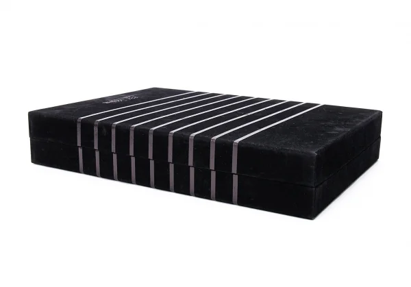 ジャンポールゴルチエJean Paul GAULTIER ベロアユーティリティボックス 黒 K-75037_003