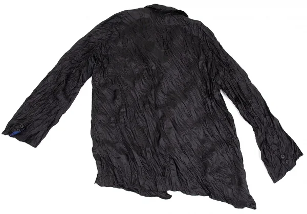 ISSEY MIYAKE MEN Wrinkle Reversible Jacket Black L (K-75062