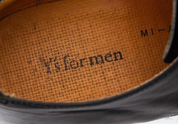 ワイズフォーメンY's for men レザーシューズ 黒S(25.5位) K-75100_018