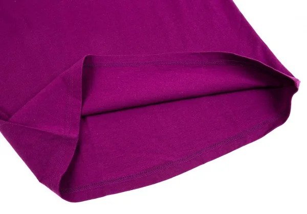 ジャンポールゴルチエ オムJean Paul GAULTIER HOMME 袖ネイティブラインプリントTシャツ 紫48 K-75158_008