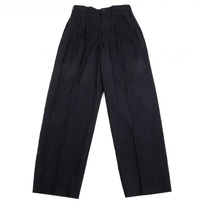 コムデギャルソン オムCOMME des GARCONS HOMME リネンコットンシワ加工ツータックパンツ