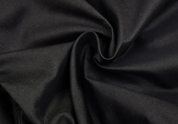 ブラックコムデギャルソンBLACK COMME des GARCONS コットンエステル螺旋切替クロップドパンツ 黒S K-75408_011