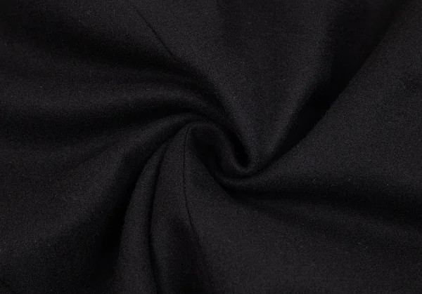 ローブドシャンブル コムデギャルソンrobe de chambre COMME des GARCONS メルトンウールノーカラージャケット 黒M位 K-75409_014