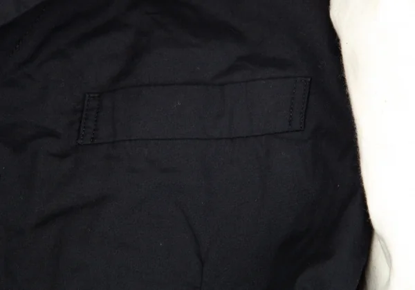 コムデギャルソンCOMME des GARCONS ストライプレイヤードデザインジャケット 黒S K-75438_010