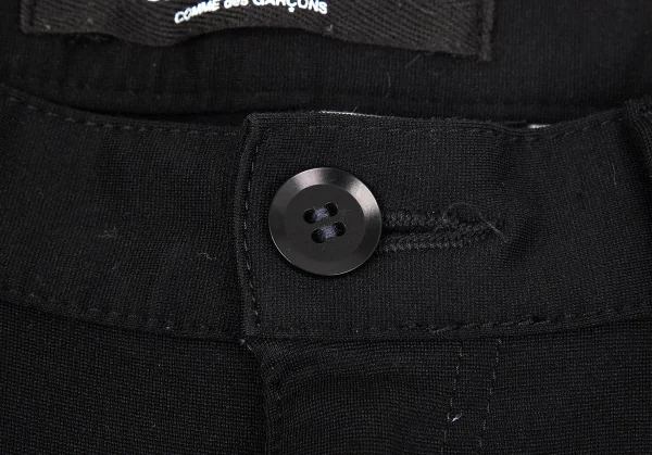 ジュンヤワタナベ コムデギャルソンJUNYA WATANABE COMME des GARCONS コットンナイロンストレッチクロップドパンツ 黒XS K-75477_003