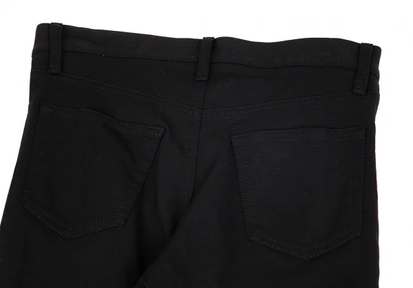 ジュンヤワタナベ コムデギャルソンJUNYA WATANABE COMME des GARCONS コットンナイロンストレッチクロップドパンツ 黒XS K-75477_009