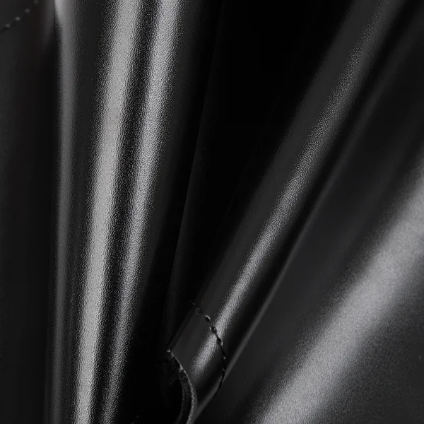コムデギャルソンCOMME des GARCONS シンセティックレザーカッティングデザインワンピース 黒XS K-75601_011