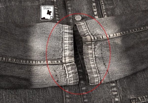 ワイズフォーメンY's for men スポテッドホースウォッシュドデニムカバーオール 黒3 K-75673_008