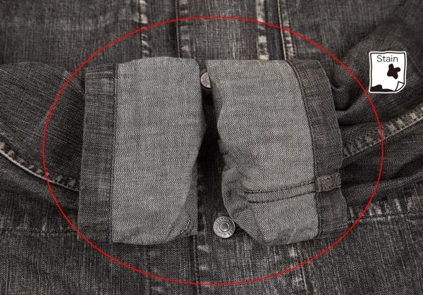 ワイズフォーメンY's for men スポテッドホースウォッシュドデニムカバーオール 黒3 K-75673_009