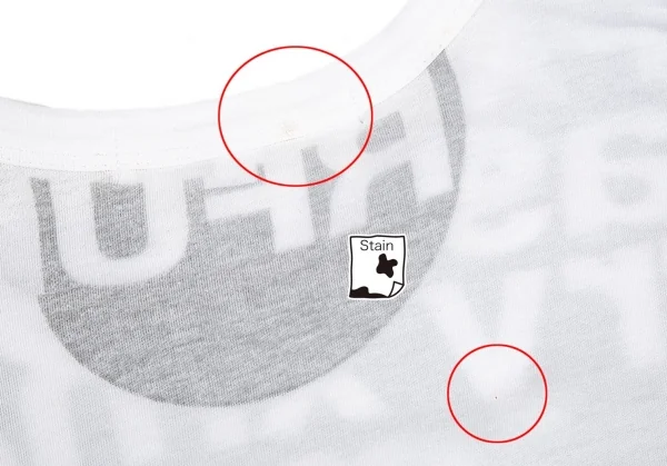 コムデギャルソン パルファムCOMME des GARCONS PARFUM 製品プリントクリスマスTシャツ グレー白S K-75741_011