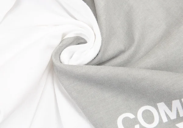 コムデギャルソン パルファムCOMME des GARCONS PARFUM 製品プリントクリスマスTシャツ グレー白S K-75741_014