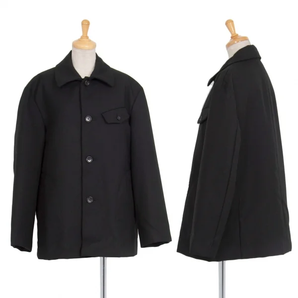 トリコ コムデギャルソンtricot COMME des GARCONS オールドギャバフラップポケットジャケット 黒M位 K-75805_001