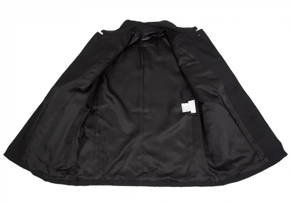 トリコ コムデギャルソンtricot COMME des GARCONS オールドギャバフラップポケットジャケット 黒M位 K-75805_011
