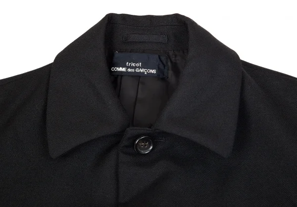 トリコ コムデギャルソンtricot COMME des GARCONS オールドギャバフラップポケットジャケット 黒M位 K-75805_003