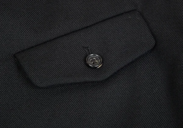 トリコ コムデギャルソンtricot COMME des GARCONS オールドギャバフラップポケットジャケット 黒M位 K-75805_005