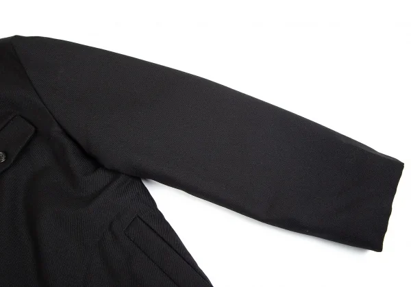 トリコ コムデギャルソンtricot COMME des GARCONS オールドギャバフラップポケットジャケット 黒M位 K-75805_007