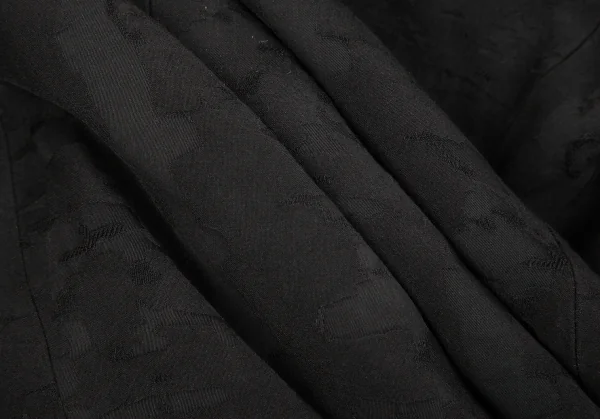 ワイズY's カモフラジャガードレーヨンポリジャケット 黒L位 K-75813_013