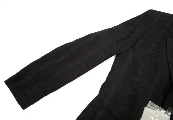 ワイズY's カモフラジャガードレーヨンポリジャケット 黒L位 K-75813_005